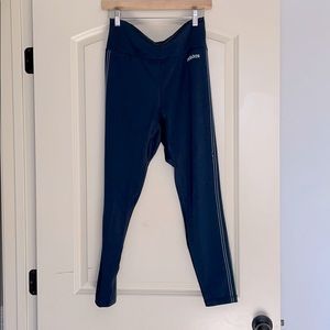 ADIDAS climacool Navy Leggings - Size Medium